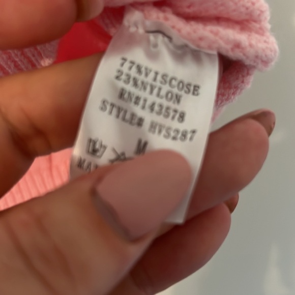 NWT Barbiecore Knitted Pink Tube Top Size Medium - Picture 4 of 7